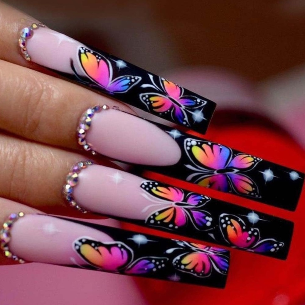 Butterfly Press On Nails